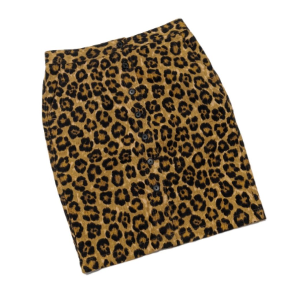 Lauren Ralph Lauren Leopard Print Pencil Skirt 2P